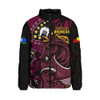 Brisbane Broncos Padded Jacket NAIDOC Indigenous Warrior Spirit