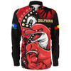 Redcliffe Dolphins Long Sleeve Shirt NAIDOC Indigenous Warrior Spirit