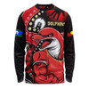 Redcliffe Dolphins Long Sleeve T-shirt NAIDOC Indigenous Warrior Spirit