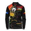 Penrith Panthers Long Sleeve Polo Shirt NAIDOC Indigenous Warrior Spirit
