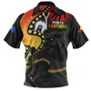 Penrith Panthers Zip Polo Shirt NAIDOC Indigenous Warrior Spirit