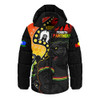 Penrith Panthers Hooded Padded Jacket NAIDOC Indigenous Warrior Spirit