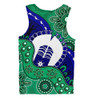 Indigenous Australian Aboriginal Men Singlet Shared Journey Spirit And Country
