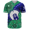 Indigenous Australian Aboriginal Baseball Shirt Shared Journey Spirit And Country