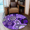 Indigenous Australian Aboriginal Round Rug Aboriginal Dot Art Painting Unity Concept