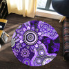 Indigenous Australian Aboriginal Round Rug Aboriginal Dot Art Painting Unity Concept