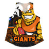 GWS GIANTS Women Racerback Singlet NAIDOC Spirit Of Country