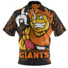 GWS GIANTS Zip Polo Shirt NAIDOC Spirit Of Country