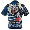 Geelong Cats Zip Polo Shirt NAIDOC Spirit Of Country