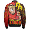 Gold Coast SUNS Bomber Jacket NAIDOC Spirit Of Country