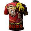 Gold Coast SUNS Polo Shirt NAIDOC Spirit Of Country