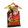 Gold Coast SUNS Men Singlet NAIDOC Spirit Of Country