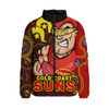 Gold Coast SUNS Padded Jacket NAIDOC Spirit Of Country