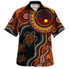 Indigenous Australian Aboriginal Hawaiian Shirt Hand Of The Land Heart Of The Sea