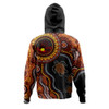 Indigenous Australian Aboriginal Hoodie Hand Of The Land Heart Of The Sea