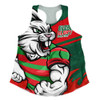 South Sydney Rabbitohs Women Racerback Singlet Defend The Pride