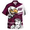 Manly Warringah Sea Eagles Hawaiian Shirt Defend The Pride