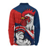 Sydney Roosters Long Sleeve Polo Shirt Defend The Pride