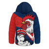 Sydney Roosters Hooded Padded Jacket Defend The Pride