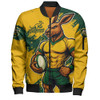 Aussie Wallabies Bomber Jacket Wallabies Kangaroo Power Rugby