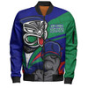New Zealand Warriors Bomber Jacket Defend The Pride