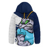 New South Wales Blues Hooded Padded Jacket Defend The Pride