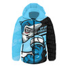 Cronulla-Sutherland Sharks Hooded Padded Jacket Defend The Pride
