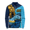 Gold Coast Titans Long Sleeve Polo Shirt Defend The Pride