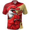 Redcliffe Dolphins Polo Shirt Defend The Pride