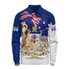 Australia Long Sleeve Polo Shirt Australia Power Pride And Heritage Crest