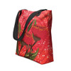 Indigenous Australian Aboriginal Tote Bag Crimson Blooming Gum