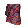 Indigenous Australian Aboriginal Tote Bag Dreamtime Pathways