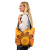 Indigenous Australian Aboriginal Tote Bag Gathering Under the Sun