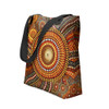 Indigenous Australian Aboriginal Tote Bag Sacred Gathering Circles