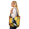 Indigenous Australian Aboriginal Tote Bag Song of the Magpie