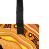 Indigenous Australian Aboriginal Tote Bag Sunrise Over Baobab Country
