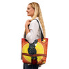 Indigenous Australian Aboriginal Tote Bag Sunset Sentinel Cockatoo