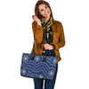 Indigenous Australian Aboriginal Leather Tote Bag Whispers Of The Water