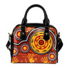 Indigenous Australian Aboriginal Shoulder Handbag Echoes Of The Land