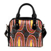 Indigenous Australian Aboriginal Shoulder Handbag Rainbow Pathways