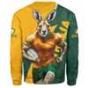Aussie Wallabies Sweatshirt Australian Roar The Rugby Championship Battle