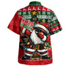 Australia Hawaiian Shirt Santa Dabs Down Under Xmas In July Edition