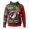 Australia Hoodie Santa Dabs Down Under Xmas In July Edition
