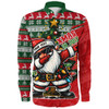 Australia Long Sleeve Shirt Santa Dabs Down Under Xmas In July Edition