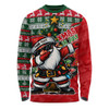 Australia Long Sleeve T-shirt Santa Dabs Down Under Xmas In July Edition