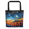 Indigenous Australian Aboriginal Tote Bag Aboriginal Culture Indigenous Land Dot Painting Art Inspired
