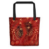 Indigenous Australian Aboriginal Tote Bag Aboriginal Sacred Path Of The Ancient Walkers