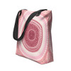 Indigenous Australian Aboriginal Tote Bag Sacred Pink Harmony With Dreamtime Floral Spirit Indigenous Australian Aboriginal Tote Bag Sacred Pink Harmony With Dreamtime Floral Spirit