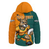 Aussie Wallabies Hooded Padded Jacket Unstoppable Wallabies Spirit Of The Championship