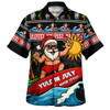 Australia Hawaiian Shirt Santa's Yule Wave Ride
